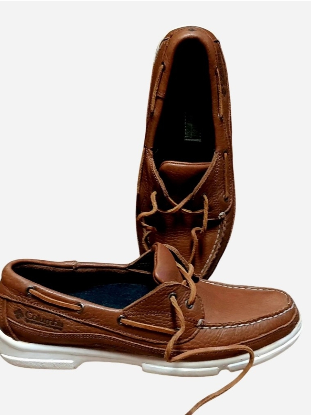 Columbia Men's Leather Boat Shoes